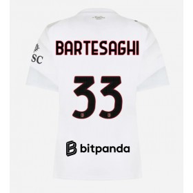 AC Milan Davide Bartesaghi #33 Borta Kläder Dam 2026-27 Kortärmad